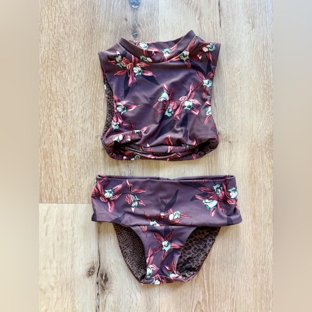 Acacia Swimwear Honey Kini Set Sz M